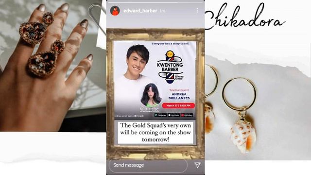 Edward Barber Guest si Andrea Brillantes смотреть онлайн
