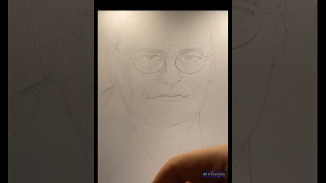 🇬🇷@ART BY EVANGELOS Pencil sketch portrait drawing of 🇬🇷lawyer 🍀politician ⭐️Nikos Dendias🌺 смотреть онлайн