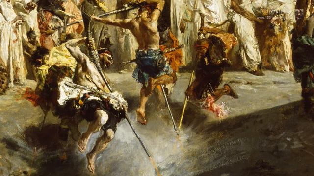 Fantasia by the spanish painter Marià Fortuny смотреть онлайн