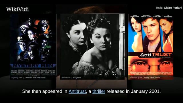 CLAIRE FORLANI - WikiVidi Documentary
