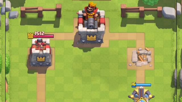 LVL 16 X-BOW VS LVL 2 TRAINER - CLASH ROYALE смотреть онлайн
