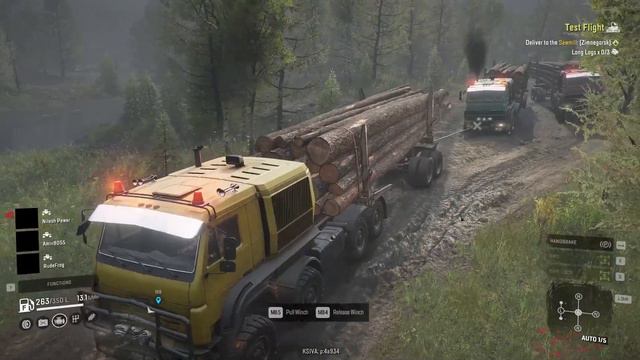 SnowRunner Hindi Gameplay - Logs Delivery | Test Flight | Zimnegorsk | Part 106 смотреть онлайн
