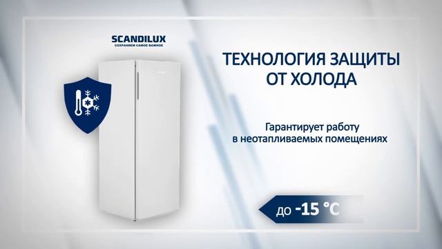 Обзор морозильника Scandilux FN 210 E00 W смотреть онлайн