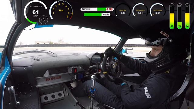 The Lotus Honda Exige - First Test @ Tazio Nuvolari Circuit - 04.03.2019 смотреть онлайн