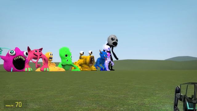 SIZE COMPARISON ALL NEW GARTEN OF BANBAN Family (1-4) in Garry's Mod смотреть онлайн