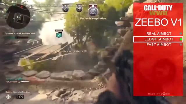 Call Of Duty: WW2 Modmenu For PS4, XBOX ,PC With Download. ZEEBO V1