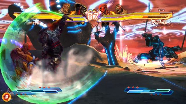 Jack-X & Yoshimitsu vs Zangeif & Dhalsim - Street Fighter X Tekken (Hardest Difficulty) смотреть онлайн