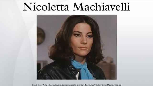 Nicoletta Machiavelli смотреть онлайн