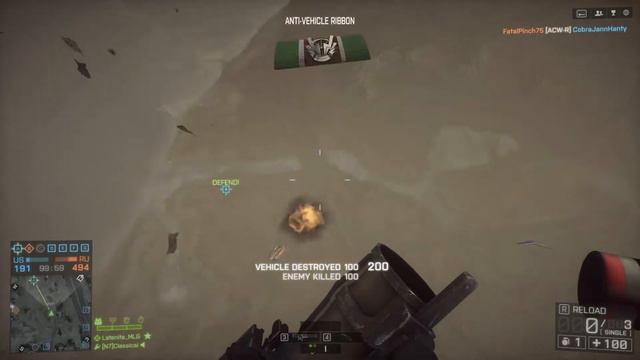 AA Missile? I Don't Need No Stinking AA Missile - Battlefield Moments ep.2 (BF4)[SMAW vs. JET] смотреть онлайн