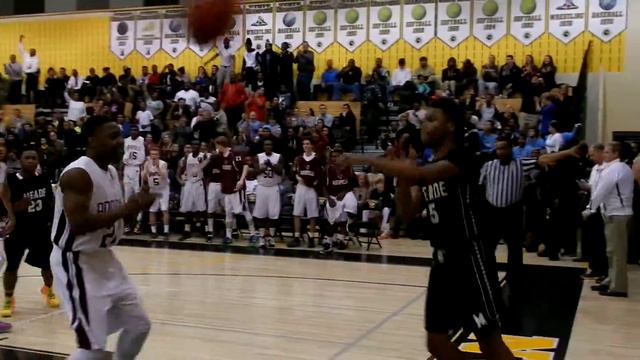 Glover basket Annapolis/Meade boys' basketball Anne Arundel County finals 2/25/15 смотреть онлайн