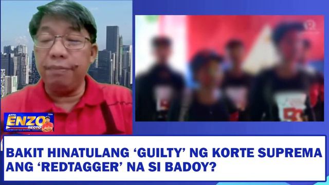 BAKIT HINATULANG 'GUILTY' NG KORTE SUPREMA ANG 'REDTAGGER' NA SI BADOY? смотреть онлайн