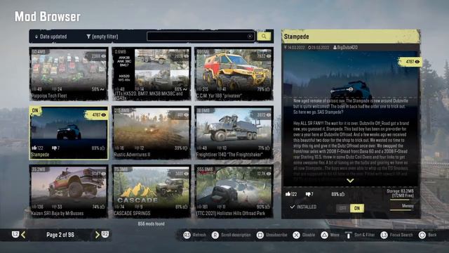 SnowRunner console mods update. смотреть онлайн