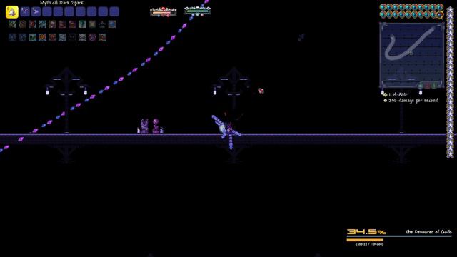 The Devourer of Gods Nohit (Death Mode) - Terraria Calamity Mod смотреть онлайн