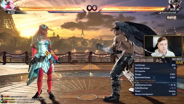TEKKEN 8 Devil Jin Combo Guide - Beginner And Pro смотреть онлайн