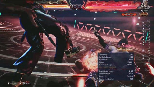 TEKKEN 8 Leroy big damage combo смотреть онлайн