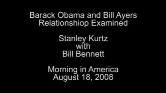 Kurtz With Bill Bennett To Discuss Obama Ties To Bill Ayers смотреть онлайн