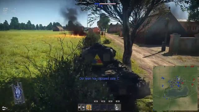 War Thunder Tank Battle with Thrustmaster T Hotas 4 PS4 смотреть онлайн