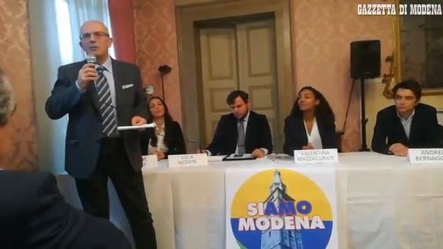 Modena, Il primo intervento di Stefano Prampolini, candidato sindaco della Lega смотреть онлайн
