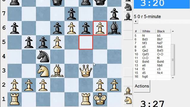 Chess World.net: LIVE Blitz #1817 vs aptchess (FM) 2402 - Robatsch (modern) (A40) - Scalp Alert! смотреть онлайн