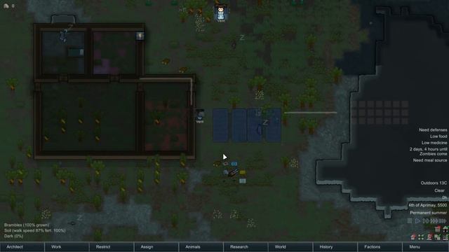 [1] Making Friends | RimWorld B18 Zombieland смотреть онлайн
