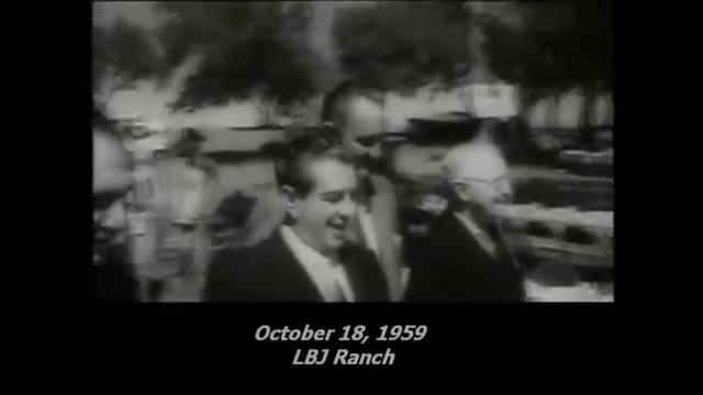 October 18, 1959 - Mexican President Adolfo Lopez Mateos visits Senator Lyndon B. Johnson смотреть онлайн