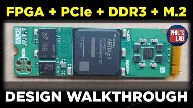 FPGA + PCIe Hardware Accelerator Design Walkthrough (DDR3, M.2, ..) - Phil's Lab #82 смотреть онлайн