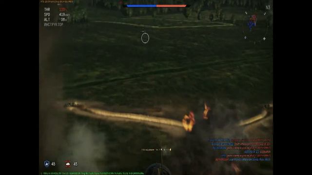 War Thunder: USA Plane P26B-35 Collision! смотреть онлайн