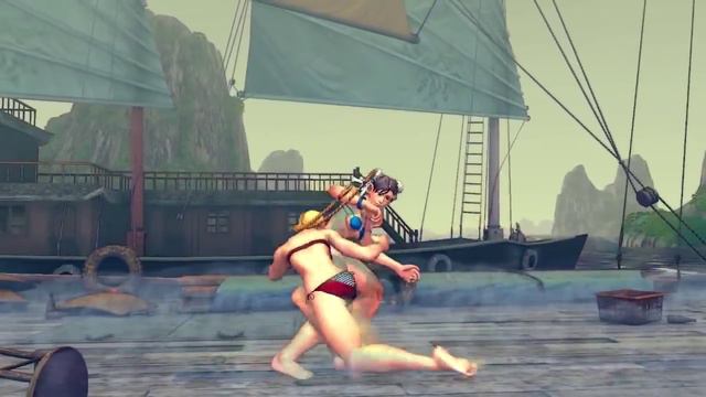 Chun-Li vs Cammy - Omega Mode Ultra Street Fighter IV Mod Fight смотреть онлайн