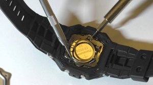 Замена батарейки в часах Casio G-Shock G-7800