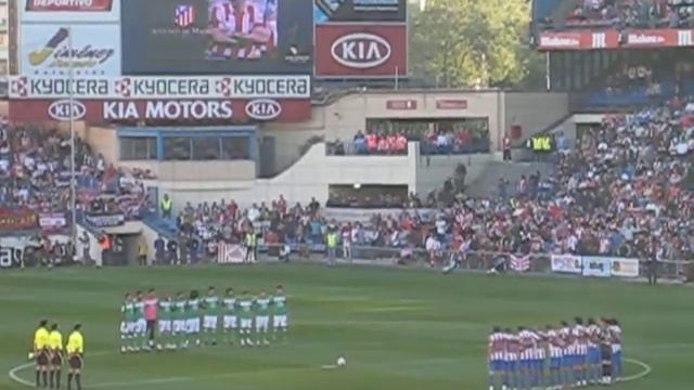 Minuto de silencio por Arteche - Atlético de Madrid vs Getafe смотреть онлайн