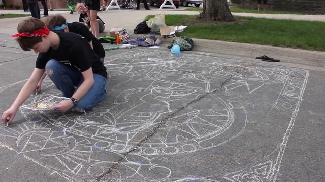 Mount Vernon's Chalk the Walk 2015 смотреть онлайн
