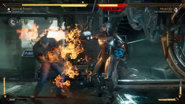 Mortal Kombat 11 Robocop vs The Terminator смотреть онлайн