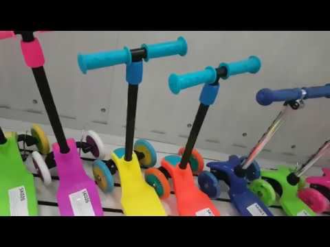 Самокаты Scooter 2019 года трехколесные сравнение видеообзор. смотреть онлайн