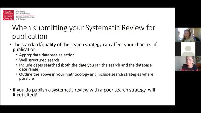 Preparing to publish (a Systematic Review) - Spring Online School смотреть онлайн