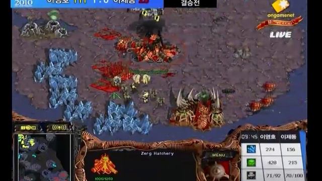 WCG 2010 스타크래프트 한국대표 선발전 결승: 이제동 vs 이영호 2경기 смотреть онлайн