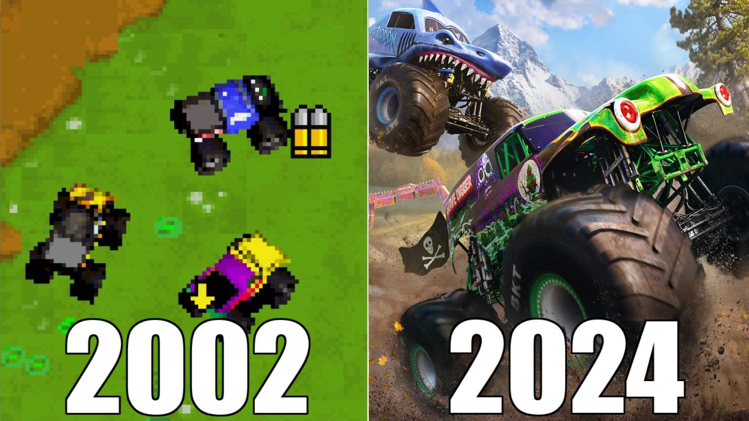 Эволюция серии игр Monster Jam [2002-2024] смотреть онлайн