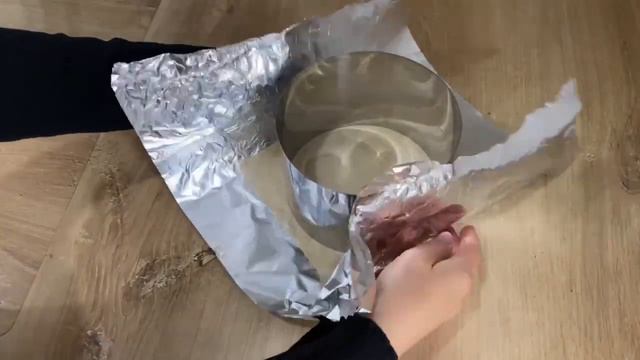 Как из кольца сделать форму для выпечки бисквита смотреть онлайн