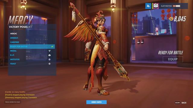 [Overwatch] Zhuque Mercy Skin Review! смотреть онлайн