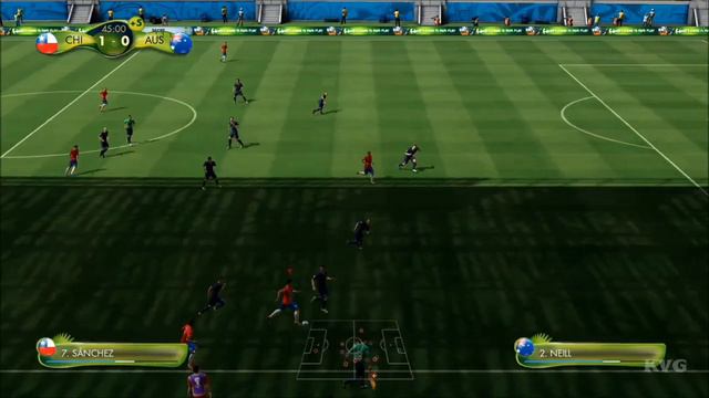 2014 FIFA World Cup Brazil - Chile vs Australia Gameplay [HD] смотреть онлайн