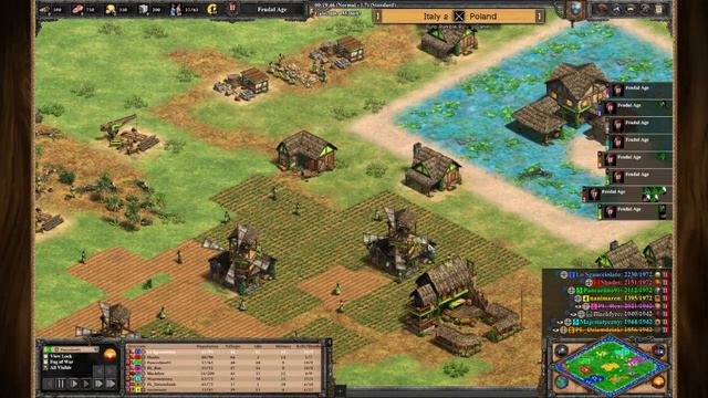 Euro Rumble, R2 - Italy 2 vs. Poland, Game 3 - Age of Empires II: Definitive Edition смотреть онлайн