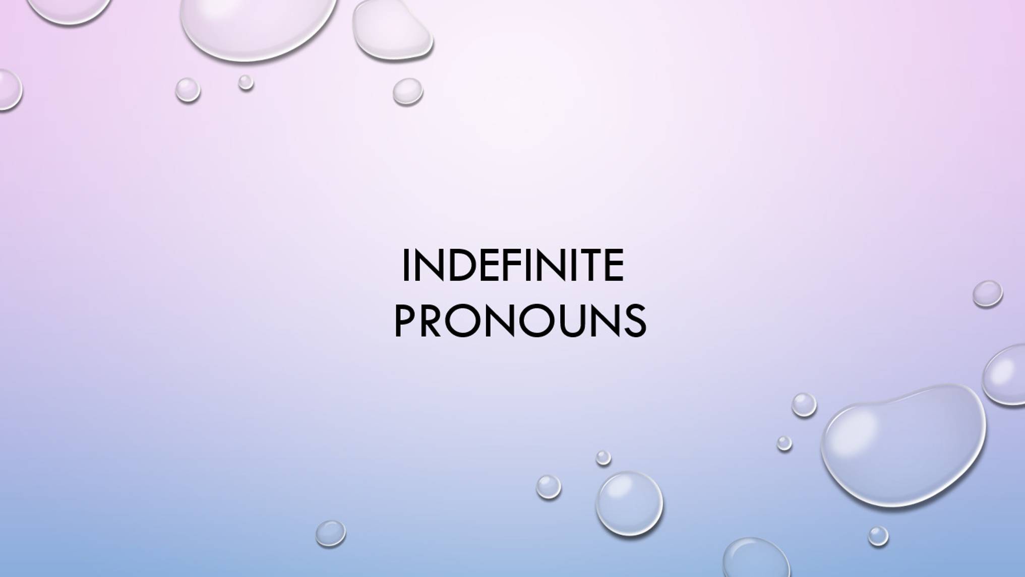 Теория неопределенных местоимений (Indefinite pronouns) смотреть онлайн