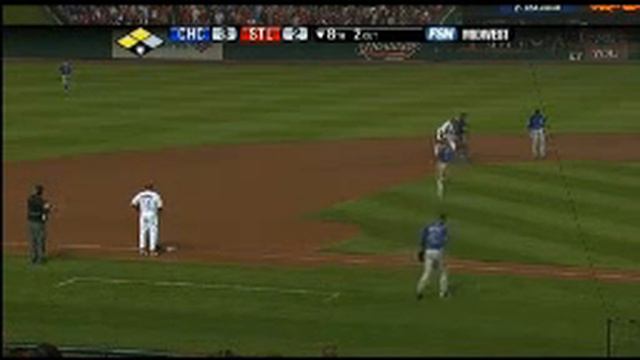 2008 Cubs: Kosuke Fukudome leaps against the wall to make the grab vs Cardinals (9.11.08) смотреть онлайн