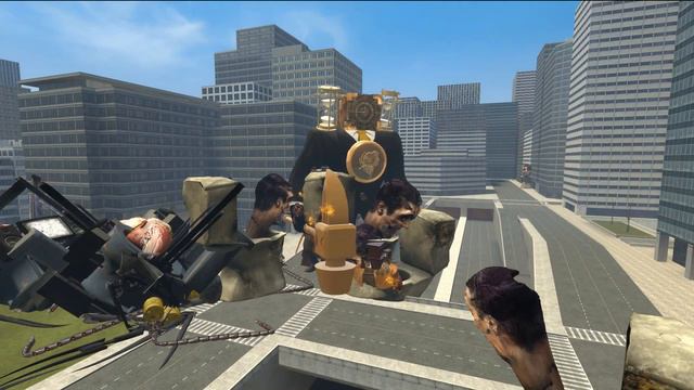 NEW DRILL TITAN UPGRADED VS ALL CLOCK MAN SKIBIDI TOILET IN GARRYS MOD! смотреть онлайн