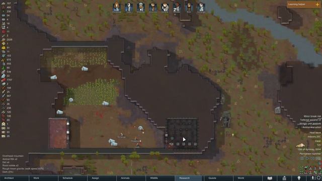 Rimworld (1.5x) Phoebe "Blood and Dust" Playthrough: 09 Pen Upgrade смотреть онлайн