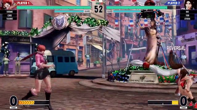 King Of Fighters XV - Story Mode Gameplay - Orochi Team (Yashiro, Chris, Shermie) - KOFXV - KOFZONE