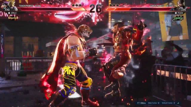 Affect (King) vs. PhiDX (Lars) | Lars is INSANE | Tekken 8 смотреть онлайн