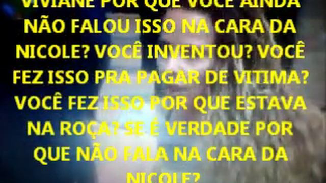 A FAZENDA 5 - VIVIANE só acusa a NICOLE pelas COSTAS. POR QUE SERÁ? смотреть онлайн