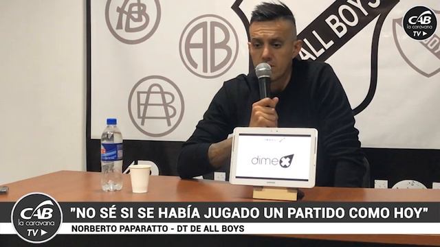 Norberto Paparatto: "EL RESULTADO FUE UNA INJUSTICIA GRANDE" - #AllBoys 0 vs #Patronato 1 смотреть онлайн