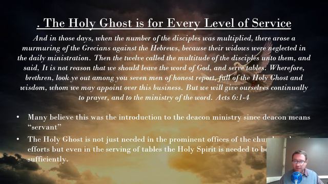 Session 3: Pneumatology (The Working Of The Holy Spirit)