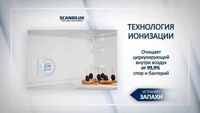 Холодильник SCANDILUX R 711 EZ 12 X смотреть онлайн